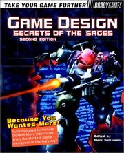 Cover of: Game Design: Secrets of the Sages