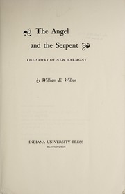 Cover of: The angel and the serpent: the story of New Harmony