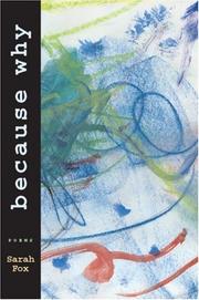 Cover of: Because Why: Poems