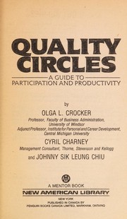 Cover of: Quality circles: a guide to participation and productivity
