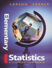 Cover of: Elementary Statistics by Ron Larson, Elizabeth Farber, Betsy Farber