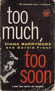 Cover of: Too Much, Too Soon