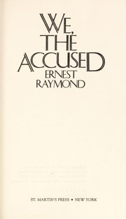 Cover of: We, the accused
