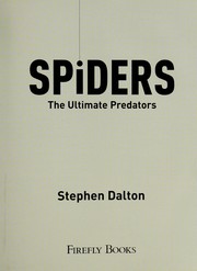Cover of: Spiders: the ultimate predators