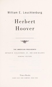 Cover of: Herbert Hoover (The American Presidents)