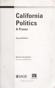 Cover of: California politics: a primer