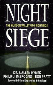 Cover of: Night siege: the Hudson Valley UFO sightings