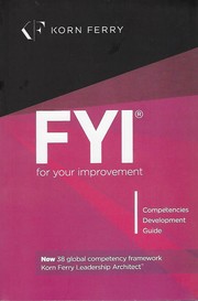Cover of: FYI for your improvement : competencies Development Guide by 