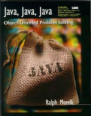 Java, Java, Java! by R. Morelli, Ralph Morelli