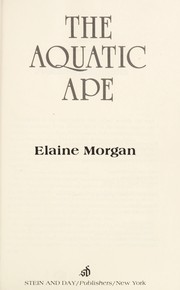 Cover of: The aquatic ape