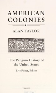 Cover of: American colonies