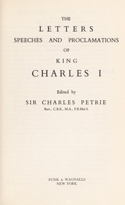 Cover of: The letters, speeches, and proclamations.