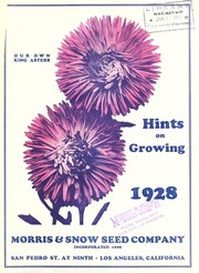 Cover of: Hints on growing: 1928 [catalog]