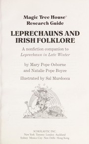 Cover of: Leprechauns and Irish folklore: a nonfiction companion to Leprechaun in late winter