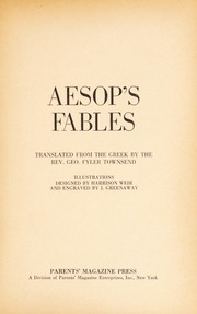 Cover of: Aesop's fables.