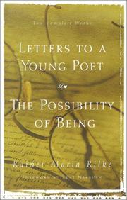 Cover of: Letters to a Young Poet/the Possibility of Being by Rainer Maria Rilke