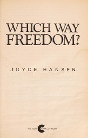 Which Way Freedom by Joyce Hansen