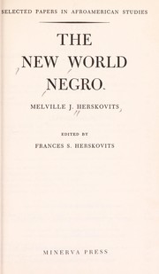 Cover of: The new world negro