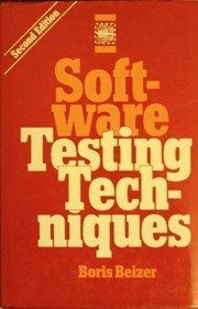 Cover of: Software testing techniques