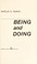 Cover of: Being and doing