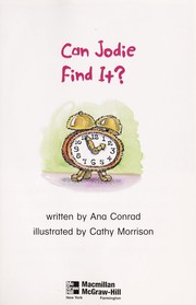 Cover of: Can Jodie find it?
