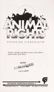 Cover of: Animal rights: opposing viewpoints