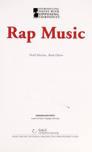 Cover of: Rap Music (Introducing Issues with Opposing Viewpoints)