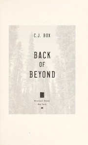 Back of beyond by C. J. Box