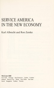 Cover of: Service America in the new economy
