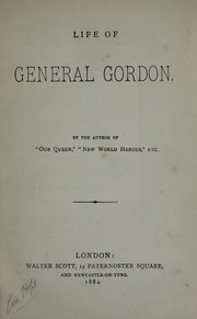 Cover of: Life of General Gordon