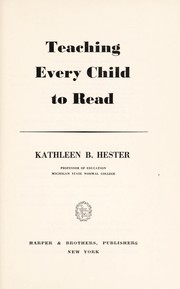 Cover of: Teaching every child to read.