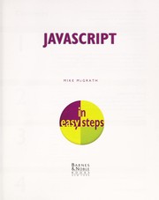 Cover of: Javascript : in easy steps