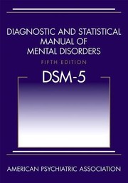 Cover of: Diagnostic and statistical manual of mental disorders : DSM-5 - 5. ed.