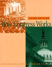 Cover of: How Congress works by 