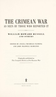 The Crimean War by Sir William Howard Russell