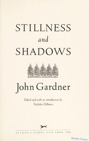 Cover of: Stillness ; and, Shadows