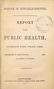 Cover of: [Report 1866]