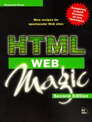 Cover of: HTML Web magic