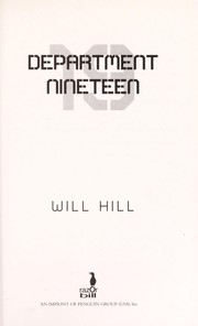 Department 19 by Will Hill