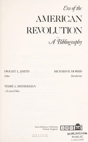 Cover of: Era of the American Revolution: a bibliography