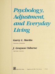 Cover of: Psychology, adjustment, and everyday living