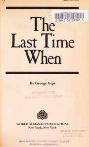 Cover of: The last time when