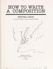Cover of: How to write a composition