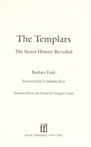 The Templars by Barbara Frale
