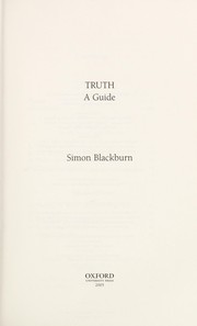 Cover of: Truth : a guide