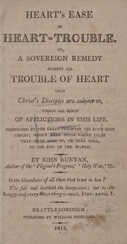Cover of: Heart's ease in heart-trouble by John Bunyan