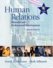 Cover of: Human Relations: Personal and Professional Development (2nd Edition)