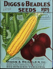 Cover of: Diggs & Beadles seeds: 1929