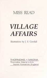 Cover of: Village affairs