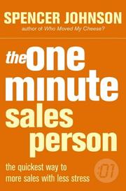 Cover of: One Minute Manager Salesperson (One Minute Manager)